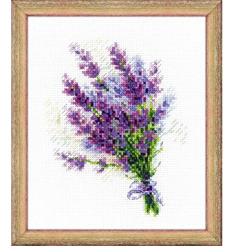 Counted Cross Stitch Kit 6 X7 -bouquet With Lavender (1...