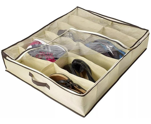 Caja Organizadora Con Divisiones  Zapatos Articulos Varios 