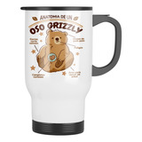 Taza Mug Termica Anatomia De Un Oso Personalizable