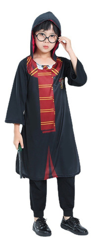 Harry Potter Halloween Fiesta Cosplay Disfraz Conjunto Completo Para Niños A