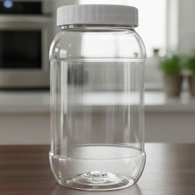 Bote Tarro Pet Transparente 500ml Tapa Colores (10 Pzas) | MercadoLibre
