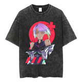 Playera Lucy De Cyberpunk Edgerunners, Camiseta Futurista