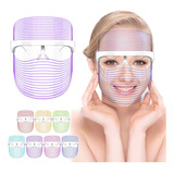 Máscara Facial Led Recargable De 7 Colores Para Fototerapia