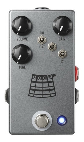 Pedal Jhs Kilt V2 Overdrive Fuzz Distorção (novo/nf) Cor Prata