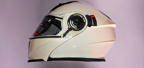 Casco Moto Abatible Lentes Noss Dot Blanco Tallas Moto Ty