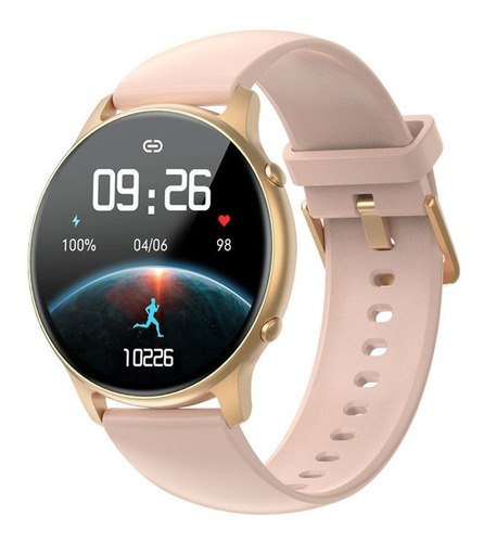 Smartwatch De Tela Redonda Touch Feminino Design 300 Mah