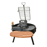 Asador Fogonero Accesorios Libro Inoxidable Ø80 Parrilla Sor