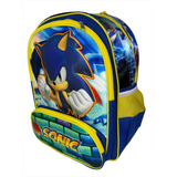 Mochila Sonic 3d Escolar Primaria M-57