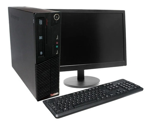 Pc Cpu Completa Hp  Core I3 16 Gb Ddr3  Ssd 240gb Monitor 17