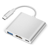 Tsemy Adaptador Usb C A Hdmi, Adaptador Multipuerto Usb C Ti