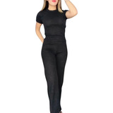 Paquete De 3 Conjuntos Pantalon/blusa Tela Tejida Mayoreo R9