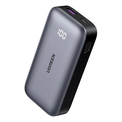 Power Bank Ugreen 10,000mah Usb-c De Carga Rápida 30w Gris Gris | Meses sin interés