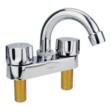 Llave Mezcladora Para Lavabo 4 Manerales Zamac  8957 Sanplom