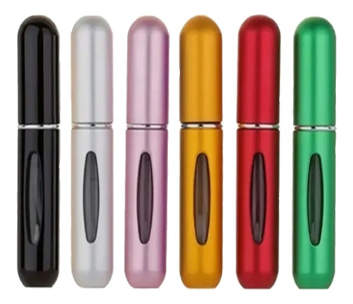 Mini Perfumeros Portátil Recargable 5ml 6 Atomizador Color