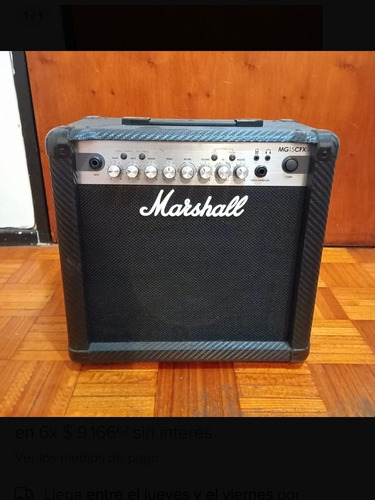 Amplificador Guitarra Electrica Marshal 15g C/fx