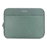 Funda Computador Zip 14 Ondas Dirty Verde Head