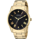 Reloj Guess Clásico U1194g3 Dorado Hombre Nuevo Original 