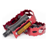 Pedal Mtb Luca De Aluminio Con Nylon Rojo Wellgo Taiwan