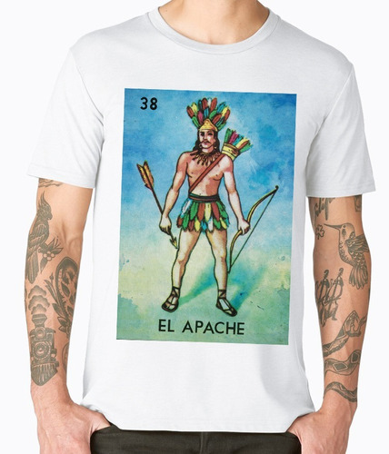 Playeras Cleen Alexer Loteria El Apache Mod 27