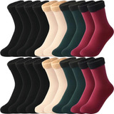 Calcetines Térmicos De Invierno Para Mujer Y Hombre, 8 Pares