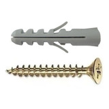 Tarugo Fischer S6 6mm + Tornillo 21 X 35  100 Unidades