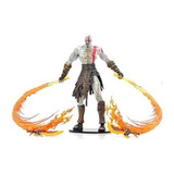 Kratos God Of War Neca Toys + Flaming Blades Deus Da Guerra