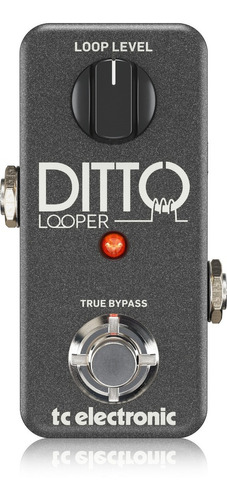 Pedal De Efecto Tc Electronic Ditto Looper Color Negro