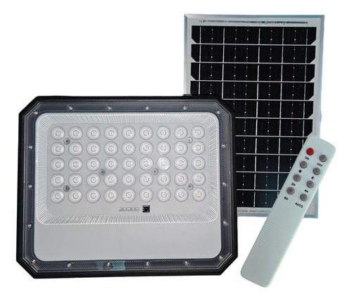 Reflector Solar Exterior 100w Control Remoto 10-12hr De Luz