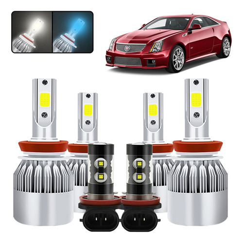 Kit De Focos Led H9 H11 Para Cadillac Cts 2008-2014 Y