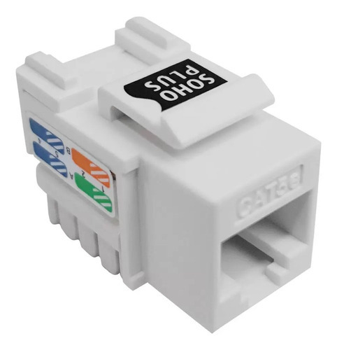 Conector Fêmea Rj45 Keystone Furukawa Sohoplus Cat6 Branco