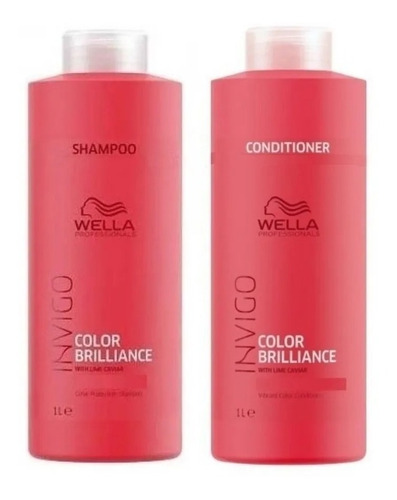 Shampo E Condicionador Wella Color Brilliance Invigo 1litro