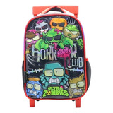 Mochila Con Carro Cresko 12'' Ultra Zombies Jardin