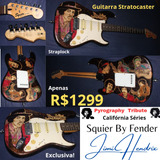 Guitarra Squier Califórnia Séries  Tribute Jimi Hendrix Trib