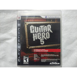 Guitar Hero 5 Completo, Buen Estado Ps3 $299