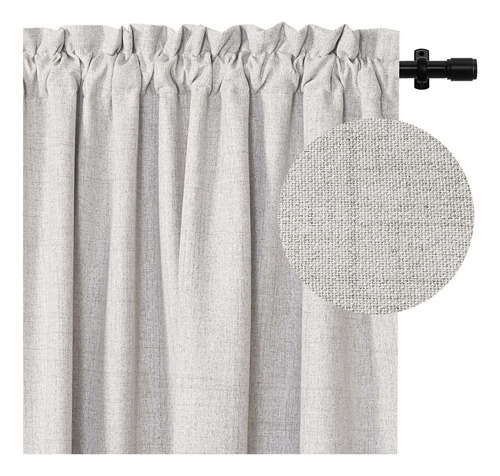 100 Blackout Shield Blackout Curtains For Bedroom  Rod ...