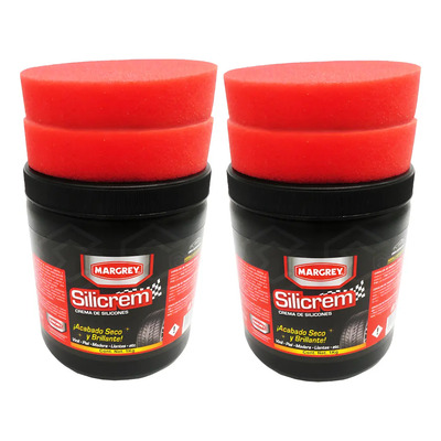 2 Silicrem 1lt Crema Silicones Tablero Llantas Abrillantador | Envío gratis