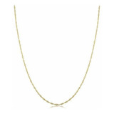Kooljewelry 10k Cadena Oro Amarillo Dainty Singapur Collar (