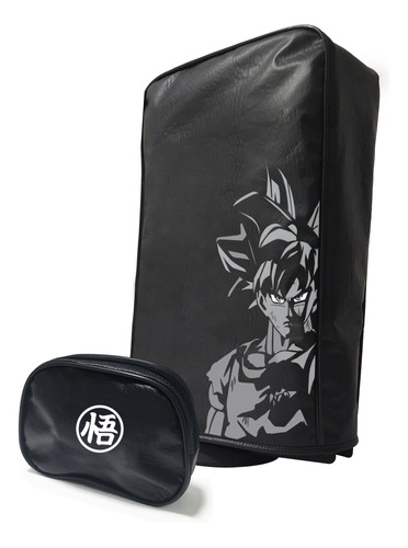 Funda Antipolvo P/ Ps5 + 1 Funda Joystick - Goku Dragon Ball