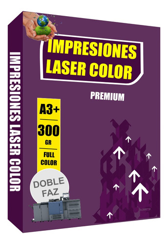 50 Impresiones Color A3+ En Papel Ilustracion 300g Doble Faz