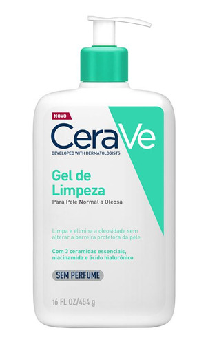 Cerave Limpeza Facial Gel 454g