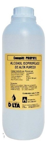 Alcohol Isopropilico 1/2 Litro Compitt Delta Alta Pureza 500