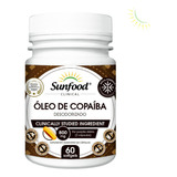 Suplemento Em Capsula Sunfood Oleo De Copaiba 60uni 800mg