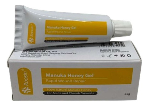 Gel De Miel Medica De Manuka 25 Grs, Quemaduras, Ulcera, Fda