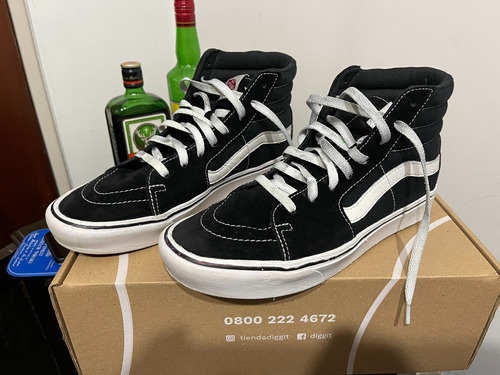 Vans Sk8 Negras Talle 9 Us / 42 Arg 7 Plantilla 2