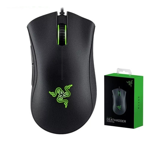 Mouse Gamer Razer Deathadder Essential Preto Original 6400dp