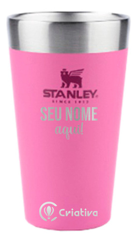 Copo Térmico Stanley Sem Tampa Personalizado Dia Da Mulher