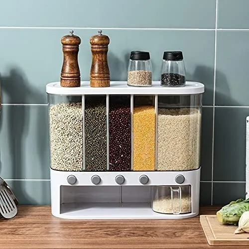 Dispensador Organizador De Cereales Y Granos Para Cocina