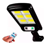 Reflector 300w Led Con Panel Solar Luminosidad Pared Cob300w