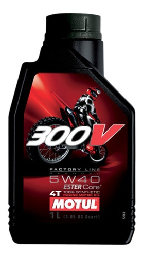 Aceite Motul 300v 15w50 4t Sintético X 1l