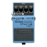 Pedal De Efeito Boss Bass Chorus Ceb-3  Azul